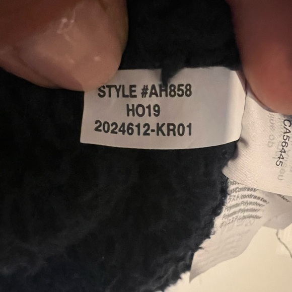 J. Crew Superplush sherpa full-zip jacket Size S color block Navy Blue Green - Picture 13 of 14